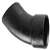 2 ABS DWV ST 45 Elbow