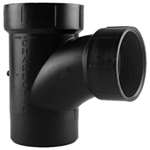 1-1/2 ABS DWV ST SAN Tee