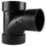 2 ABS DWV SAN Tee