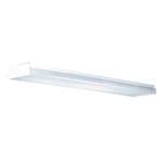 White 2 17W Fluorescent L/P Wrap Fixture T8