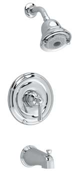2.0 GPM 1 Handle Pressure Balance Valve Trim Chrome