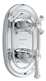 2 Handle Thermostat Trim Portsmouth Chrome