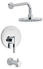 1 Handle Lever Tub and Shower Trim Chrome 2.5 GPM