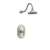 Tub and Shower Trim Kit Quentin Satin 2.5 GPM