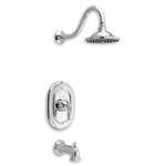Tub and Shower Trim Kit Quentin Chrome 2.5 GPM