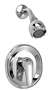 1 Handle Lever Shower Trim Chrome 2.5 GPM