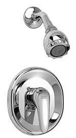1 Handle Lever Shower Trim Chrome 2.5 GPM