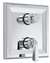 2 Handle Thermostat Valve Trim Only SATI