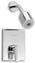 Pressure Balance Shower Trim With Shower Chrome 2 GPM