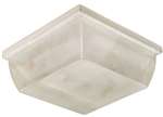 White 1 17W LED FLUSH