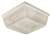 White 2 13 Watts Fluorescent FLUSH