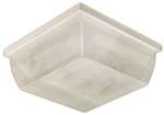 White 2 13 Watts Fluorescent FLUSH