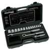 17 PC Met 1/2 Drive 12 Pt Socket Set