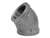 1-1/2 Black MI 150# 45 Elbow