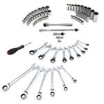 75 PC 3/8 Drive 1/4 Combination Set