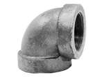 3 Black Cast Iron 125# 90 Elbow