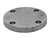 3 X 7-1/2 Black Cast Iron 125# BLND Flange