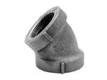 1-1/2 Black Cast Iron DRG 45 Elbow