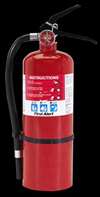 Wall Rechargeable Fire EXTIN White