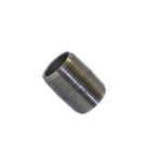 1/4 X CLOSE Black Steel Nipple