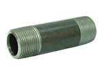 1/2 X Close Black Steel Nipple