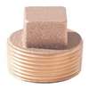 Lead Law Compliant 3/4 Brass Cored Plug