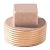Lead Law Compliant 3/8 Brass Square HD SLD Plug