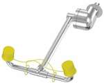 Wall Mount SWG Down Eye Wash STN Chrome
