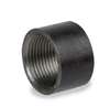 1/2 Black Steel Half Coupling Straight