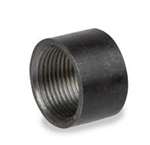 1 Black Steel Half Coupling Straight