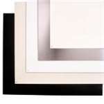 30 Wall Shield 2 Sided Almond With White