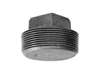 3/4 Black Cast Iron Solid SQ HD Plug