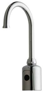 Lead Law Compliant One Hole Gooseneck Electronic Lavatory Faucet 0.25 Gpc