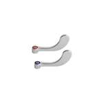 Polished Chrome 4 Wristblade Handle Blade Handle Pair
