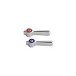 Lever Handle Pair Polished Chrome