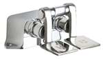 Lead Law Compliant 2 Handle Two Hole Pedal Valve Chrome
