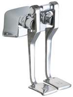 Lead Law Compliant 2 Handle Two Hole Pedal Valve Chrome