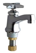 Lead Law Compliant 1 Handle Cross One Hole Lavatory Faucet Chrome 2.2 GPM