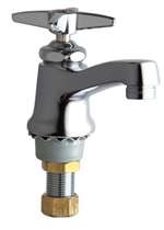 Lead Law Compliant 1 Handle Cross One Hole Lavatory Faucet Chrome 2.2 GPM