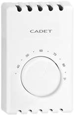 Bimtl 22A SGL Pole Thermostat White