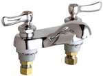 Lead Law Compliant 2 Handle Two Hole Lavatory Fitting Deck Mount Chrome 2.2 GPM