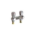 Lead Law Compliant 2 Handle Two Hole Lavatory Fitting Deck Mount Chrome 0.25 Gpc