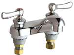 Lead Law Compliant 2 Handle Lever Vandal Proof Lavatory Faucet Chrome 2.2 GPM