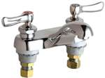 Lead Law Compliant 2 Handle Lever Lavatory Faucet Chrome 2.2 GPM