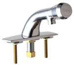 Lead Law Compliant 2 Handle Push Button Metering Faucet 0.25 Gpc