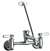 Not For Potable Use 2 Handle Wall Mount Service Sink Faucet & Vacuum Breaker Chrome