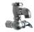 Not For Potable Use Rough Chrome 3/4 Outside Sill Faucet With Vacuum Breaker