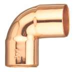 1 Wrot Copper X Copper 90 Elbow 1-1/8 OD