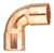 1 X 1/2 Wrot Copper X Copper 90 Elbow 1-1/8X5/8 OD