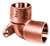Lead Law Compliant 1/2 Cast Copper X Copper DE 90 Elbow